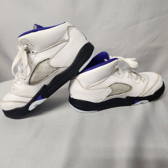 Air Jordan 5 Retro Dark Concord Kids Sneakers Size 9C 440890-141 - Picture 7 of 9